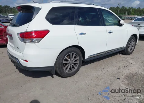 2015 Nissan Pathfinder Sl из США, поврежденный, VIN 5N1AR2MN1FC683292